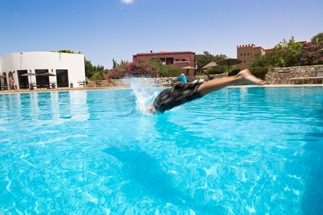 Accès piscine Arganeraie